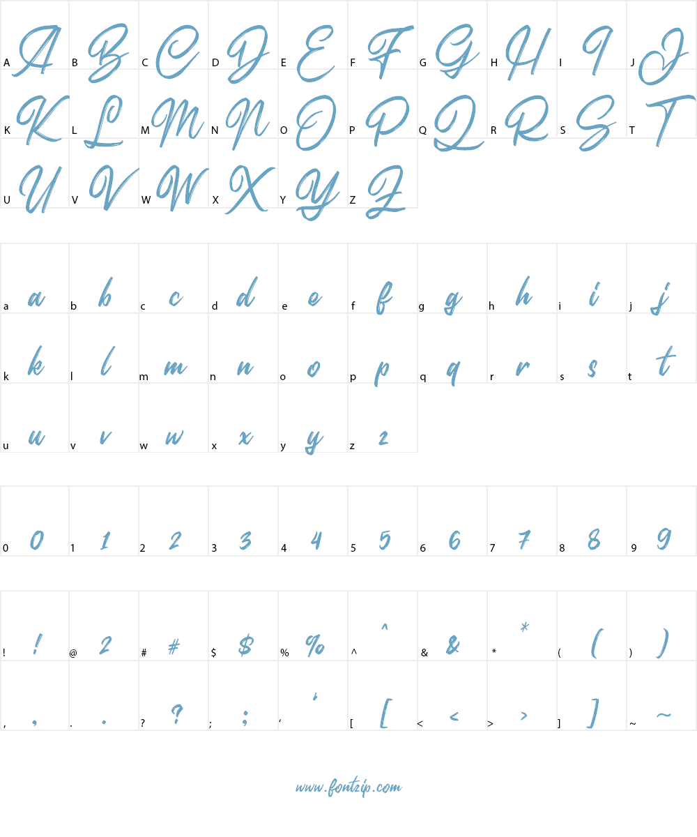 Marelan Font Character