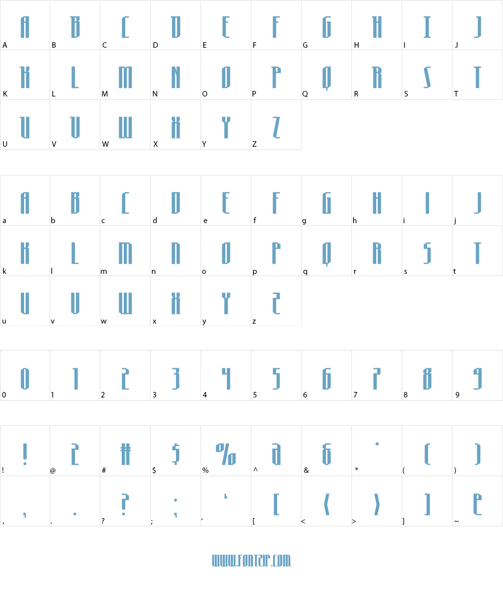 Hydronaut Font Character