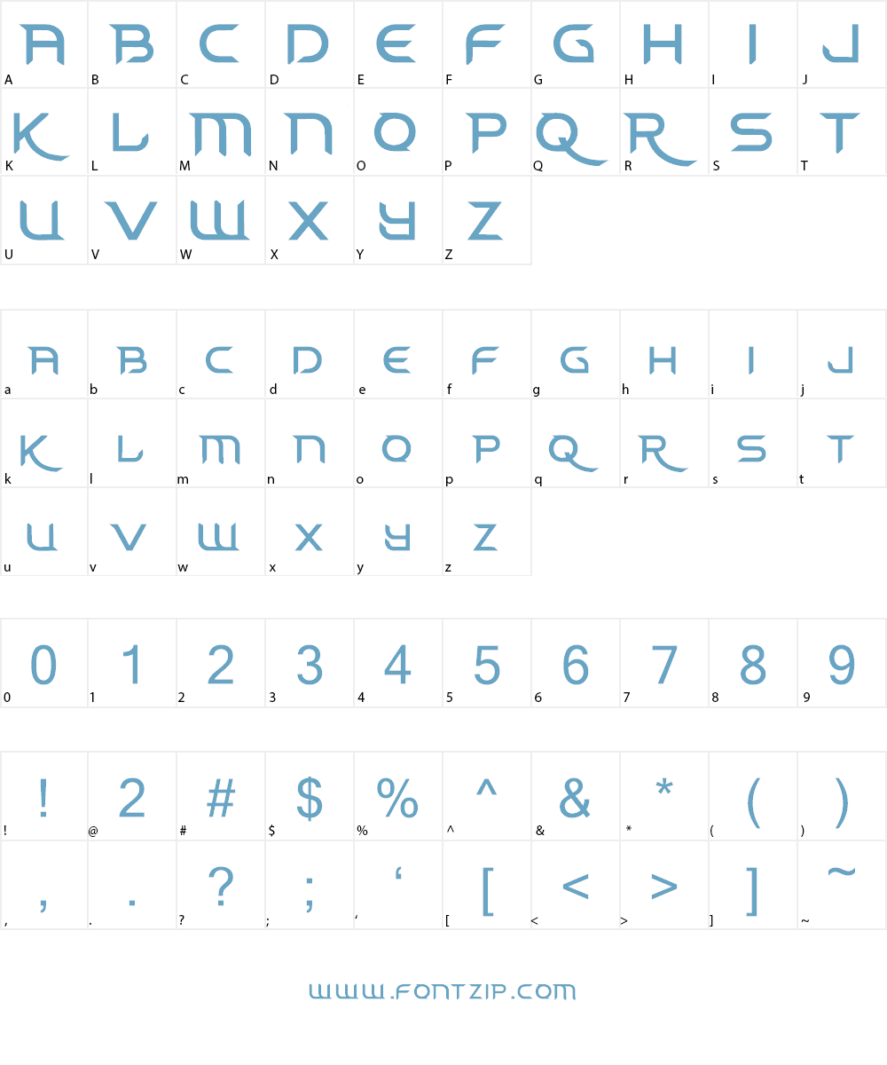 The Priest Font Character