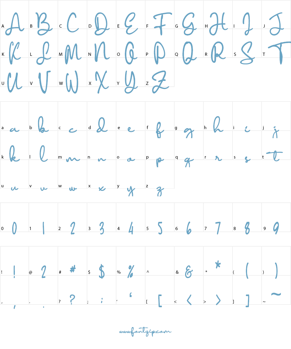Diamant handwriting Font Character