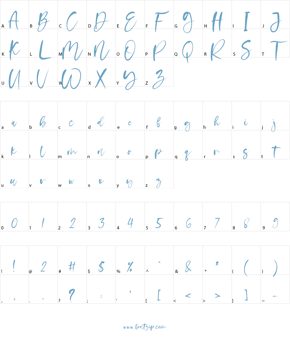 Creamy Corn Font Character