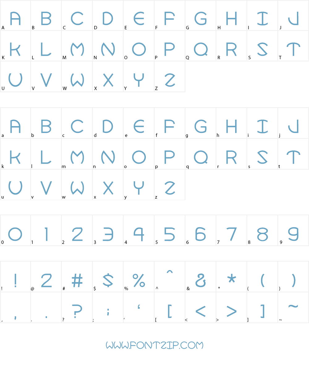 Robotron Font Character
