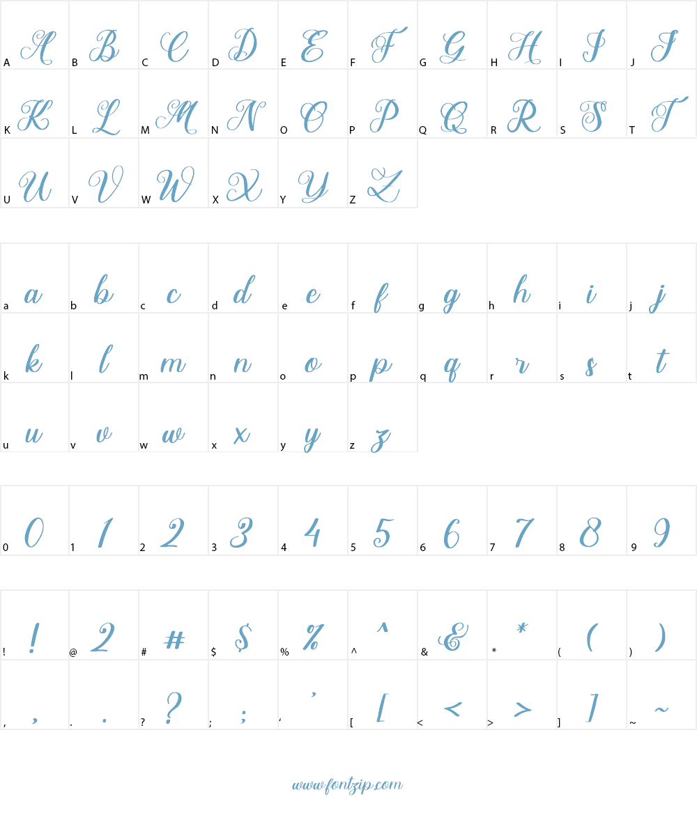 Angelita Font Character