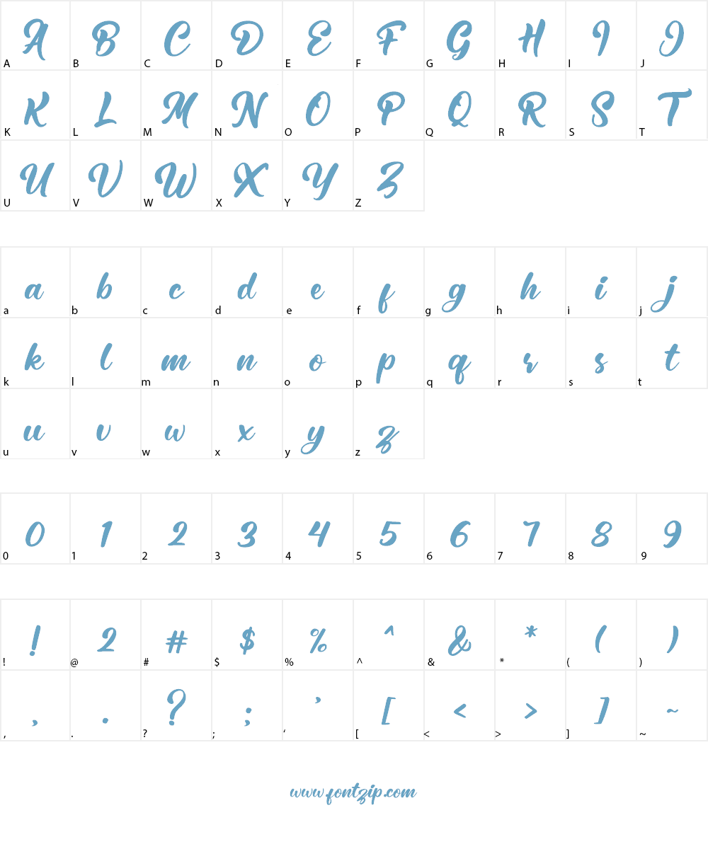 Retrofest Font Character