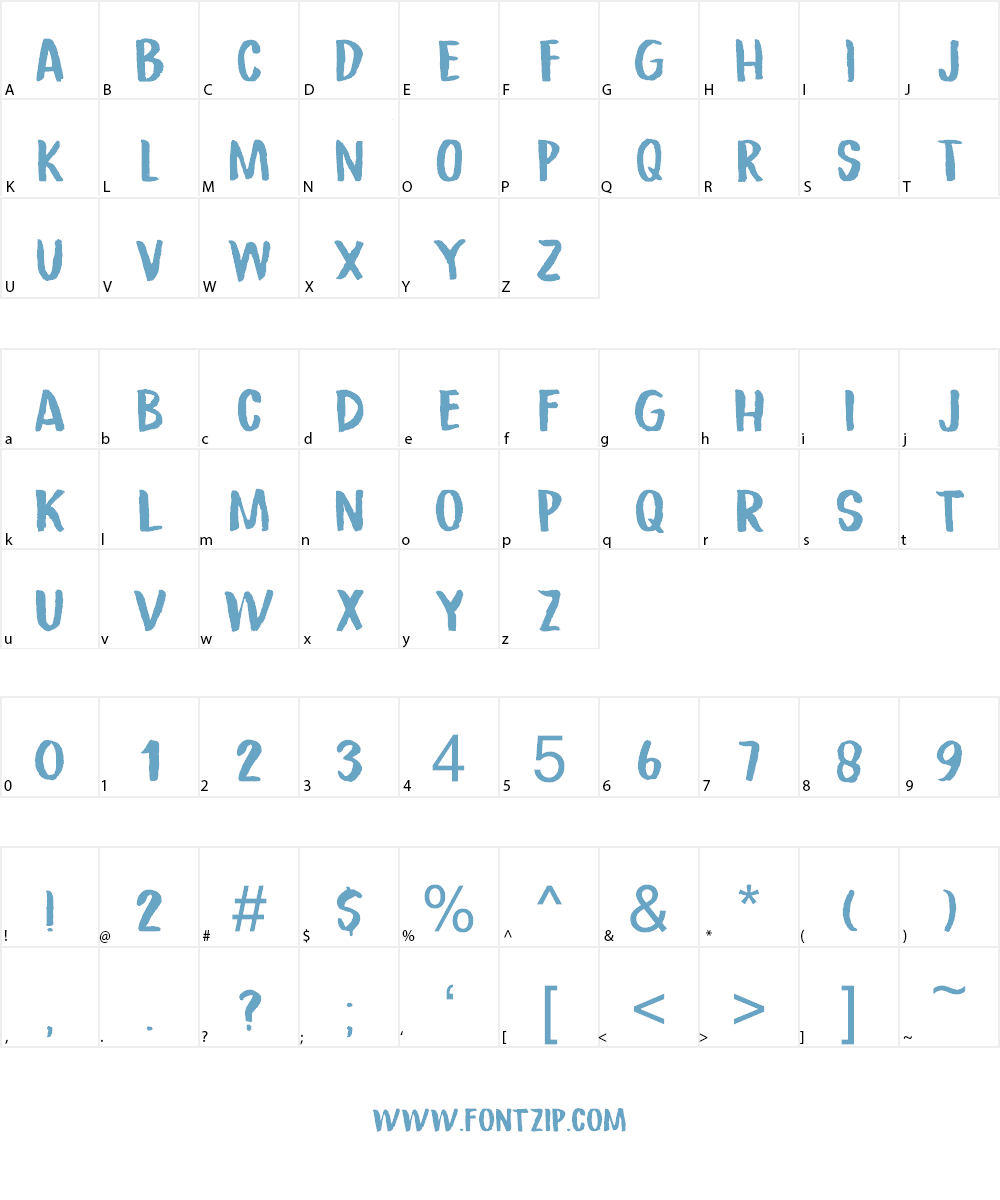Republica Banana DEMO Font Character