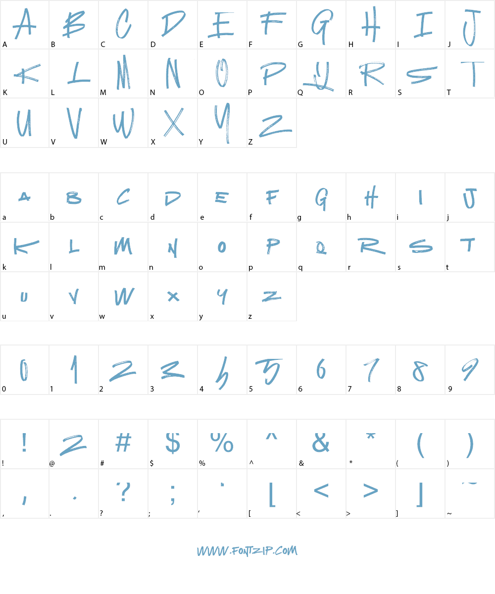 Network Font Family Free Font Character
