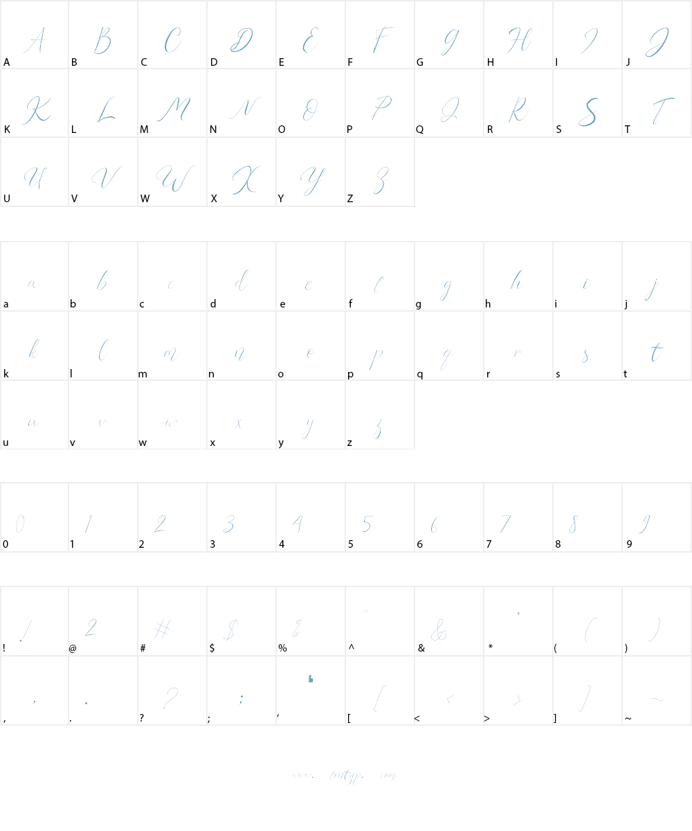 Elizabeth Font Character