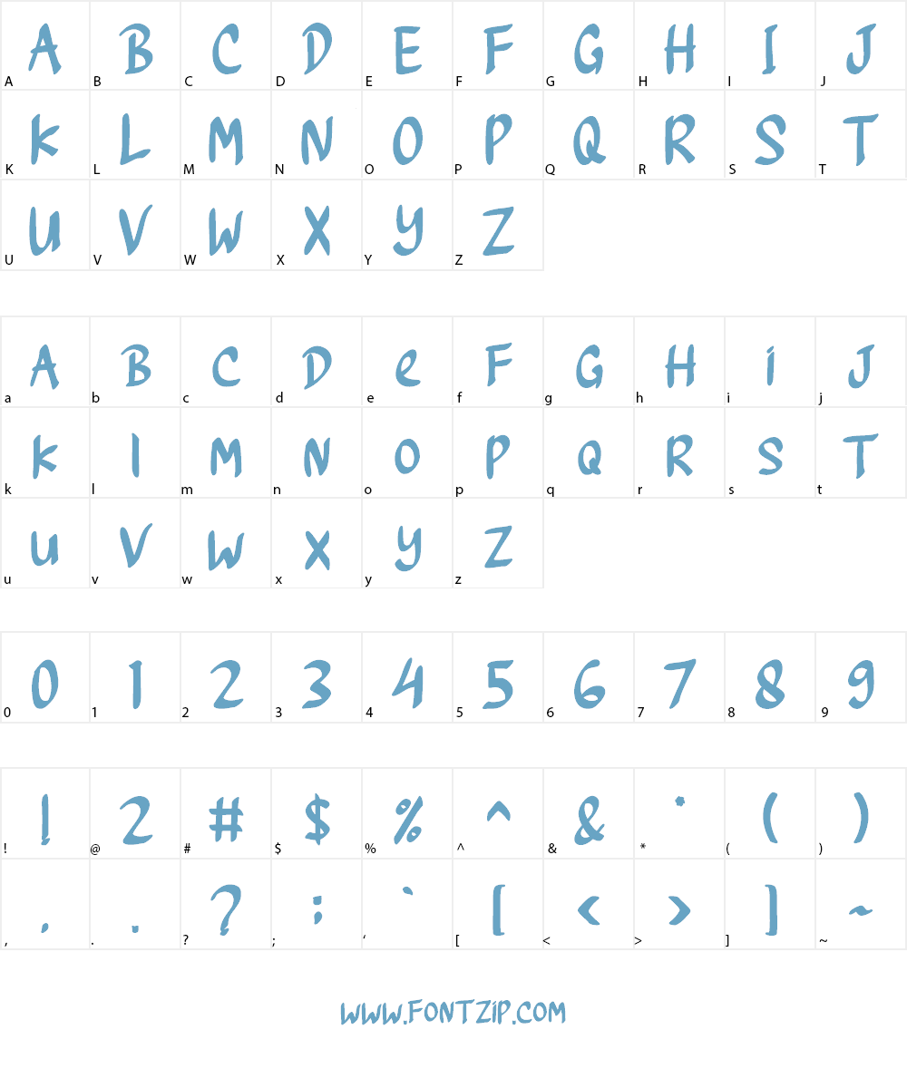 Lovenha Font Character