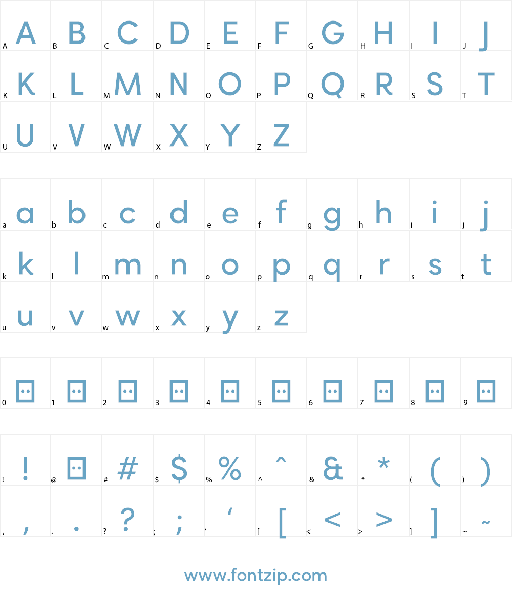 Rozanova Font Character