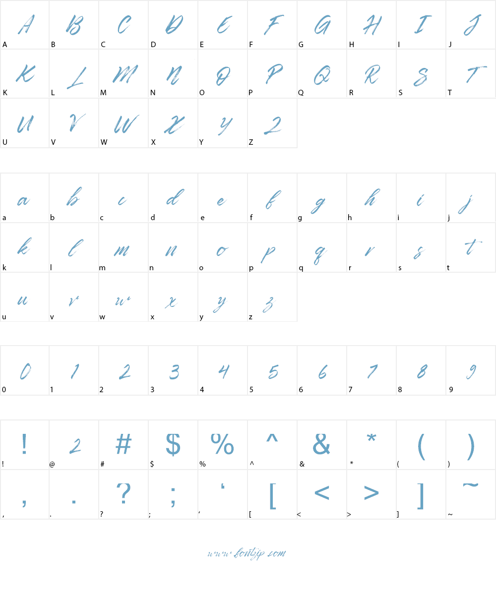 Zombiess Font Character