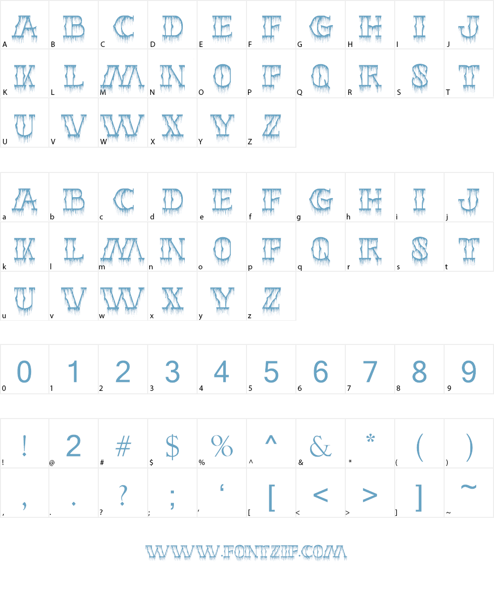Los Diablos Font Character