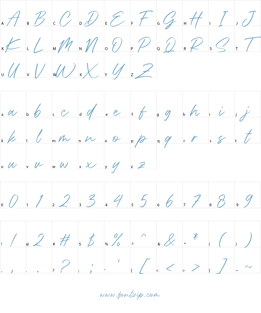 Rottersand Font Character