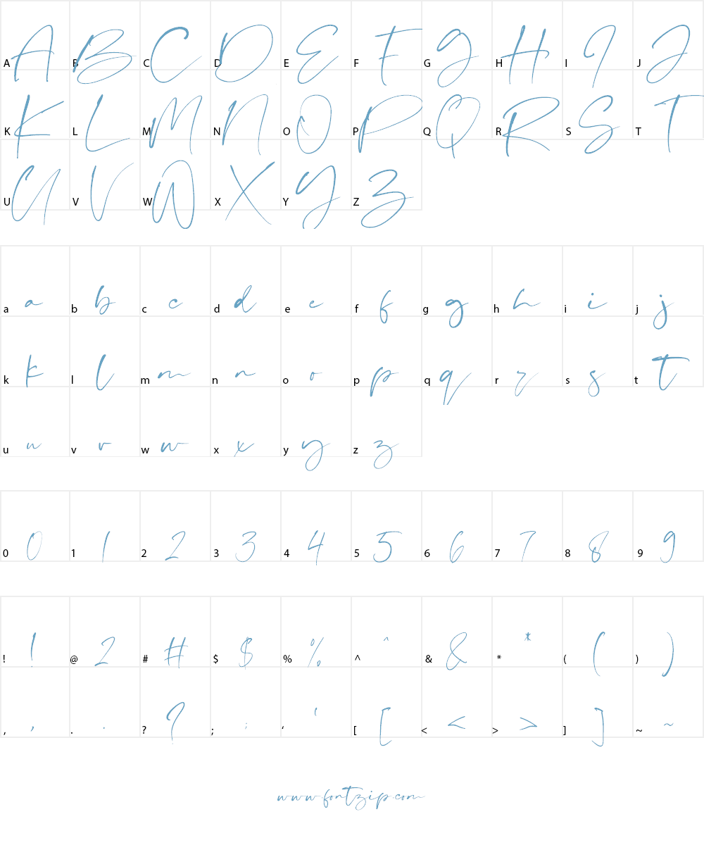 Persian Cotage Font Character