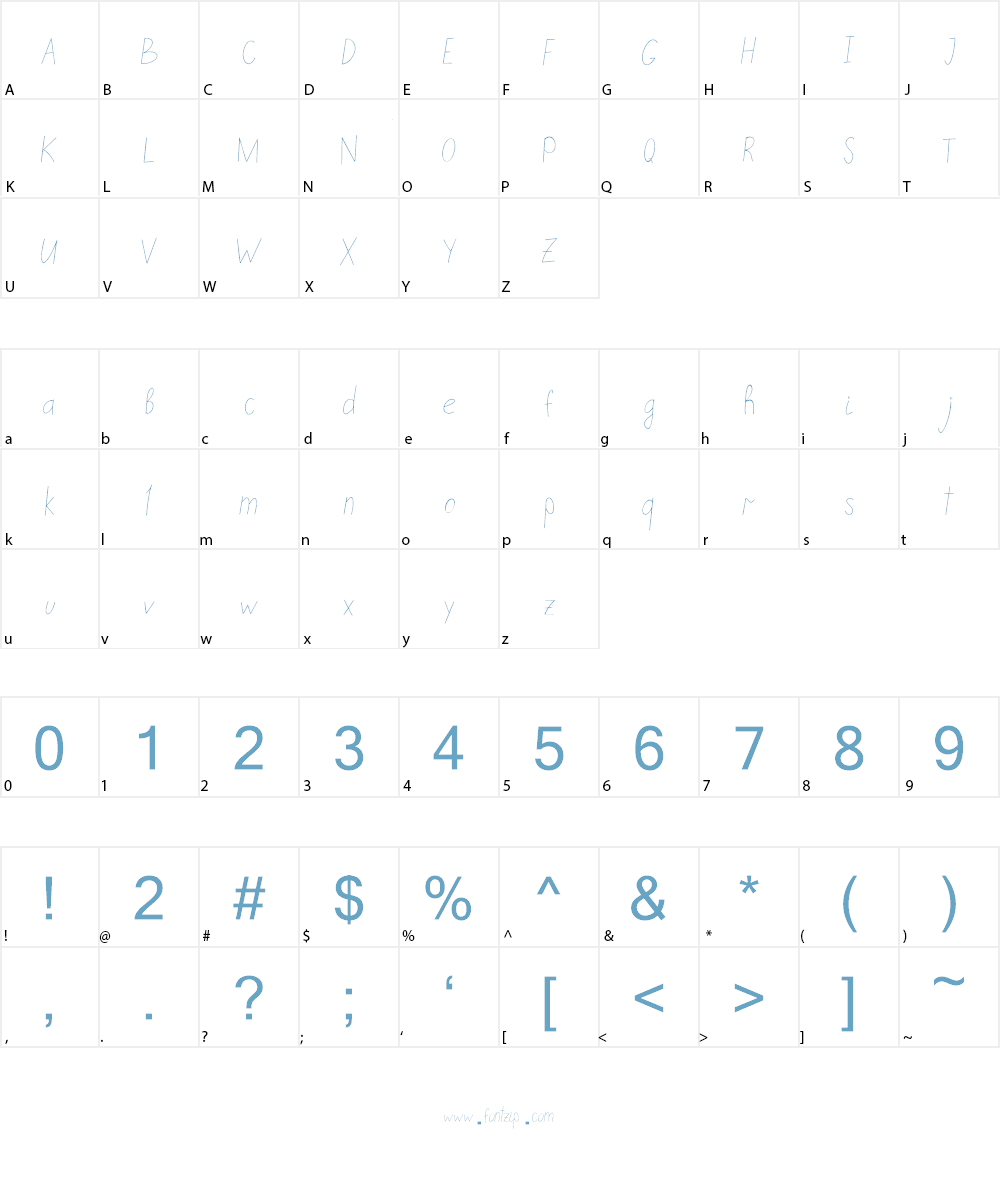 Embarla Firgasto Font Character