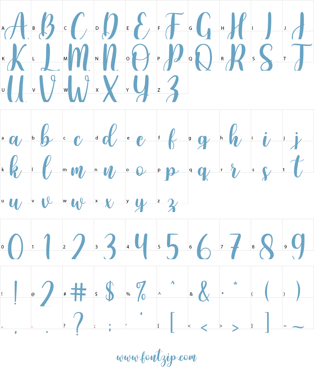 Martina Font Character