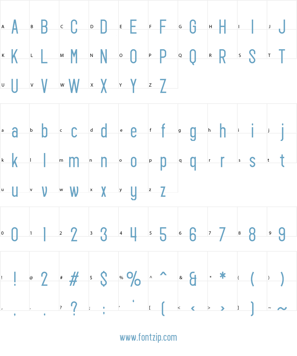 Agron Font Character