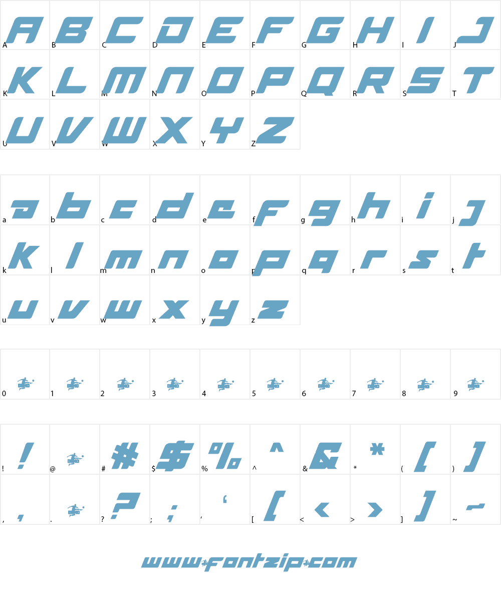 Sportypo Font Character