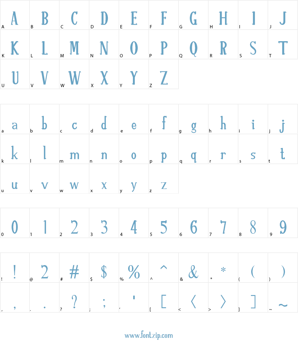 ReSHAWN Font Character