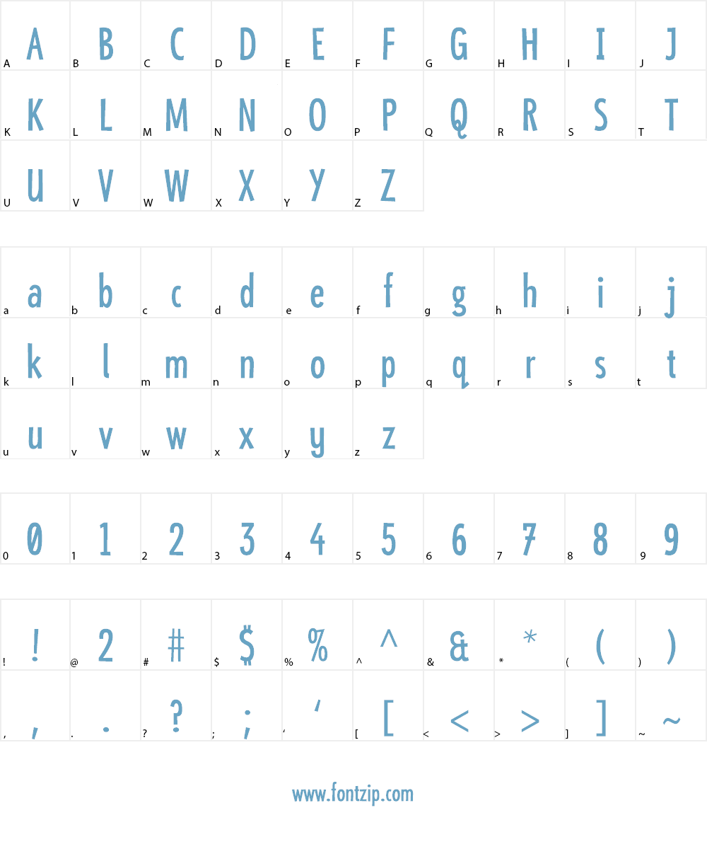 Liam Type Font Character