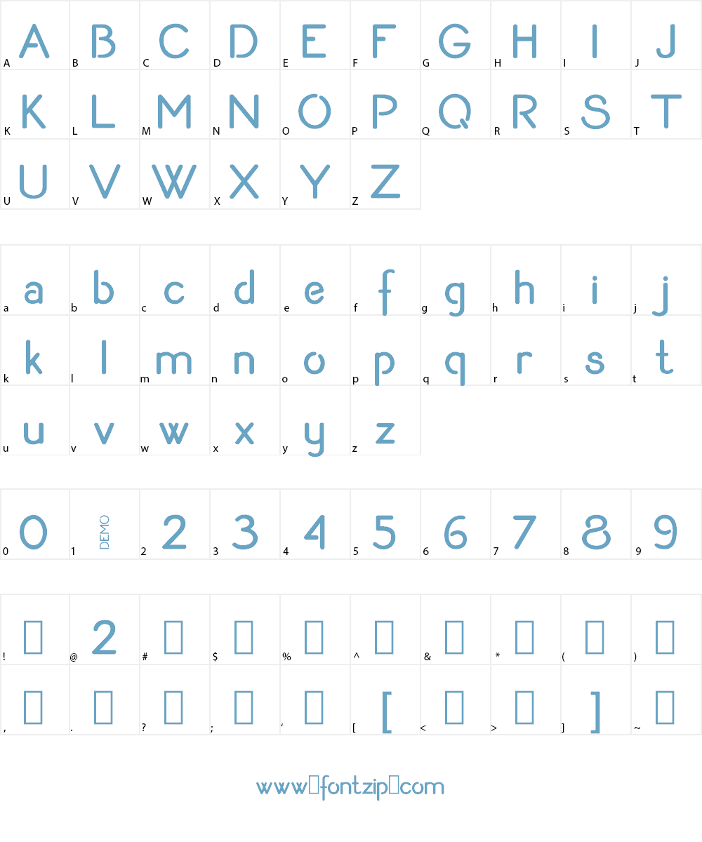 Babet Font Character