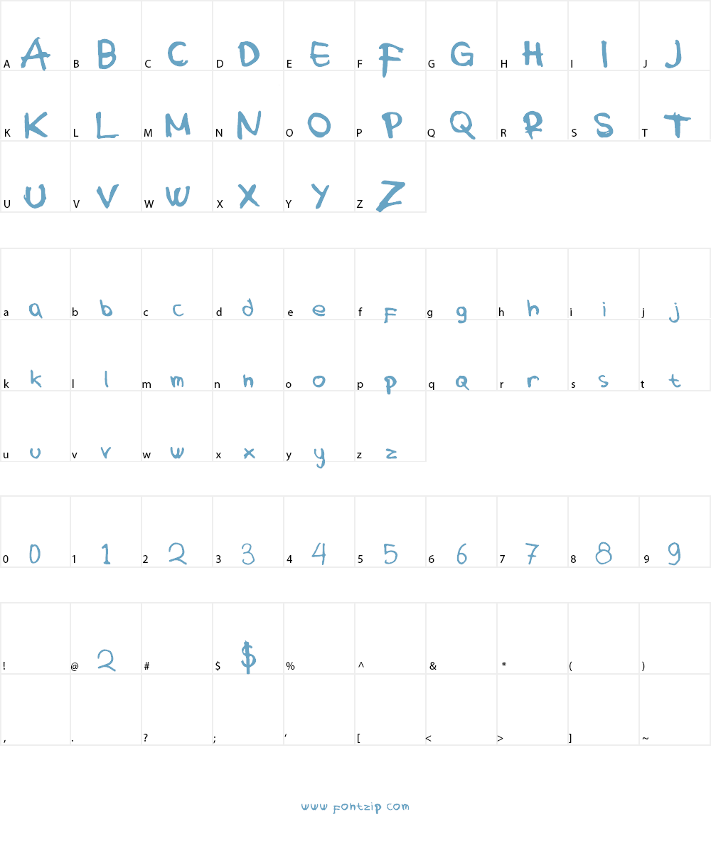 Warwick Font Character
