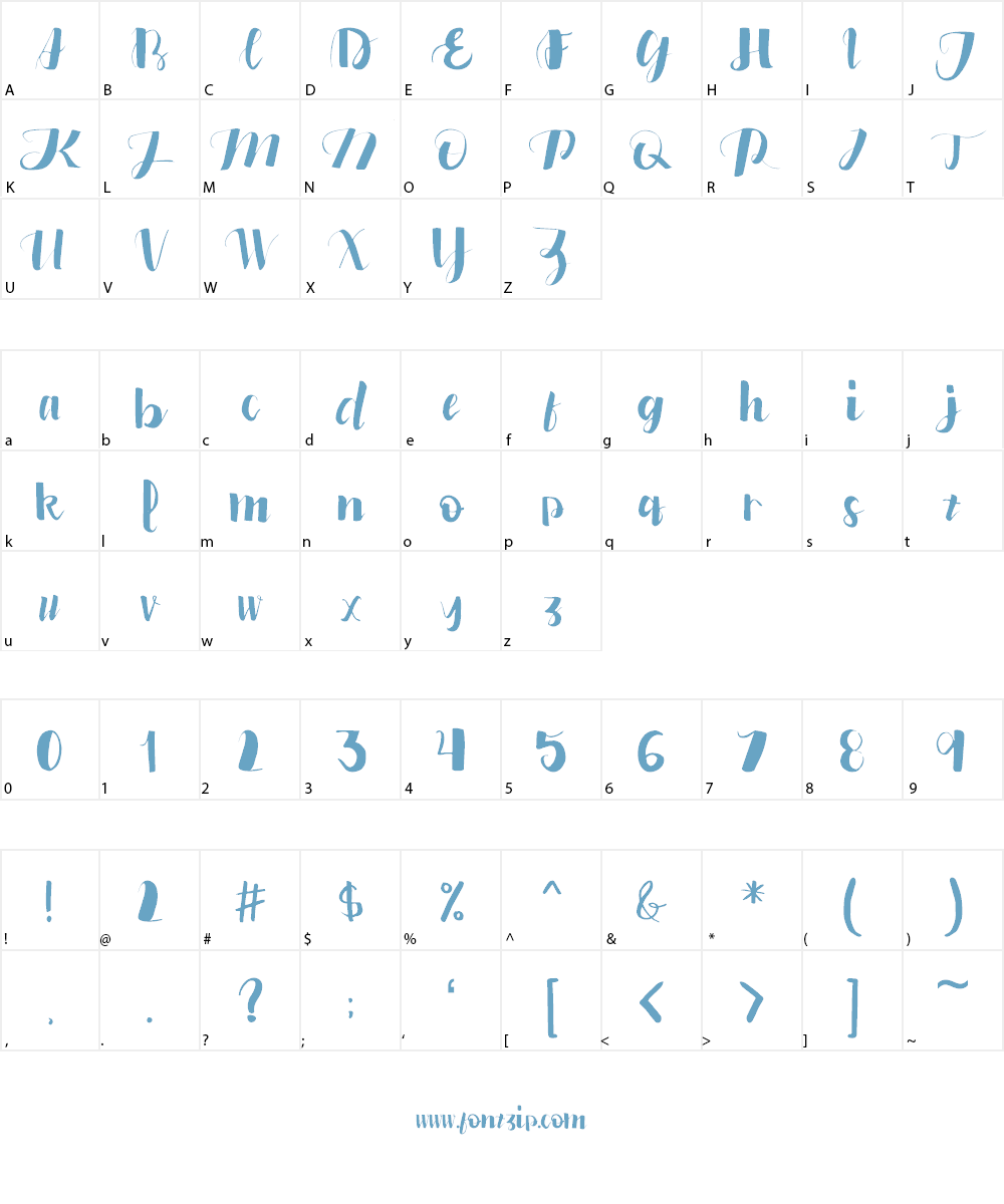 edfander Font Character