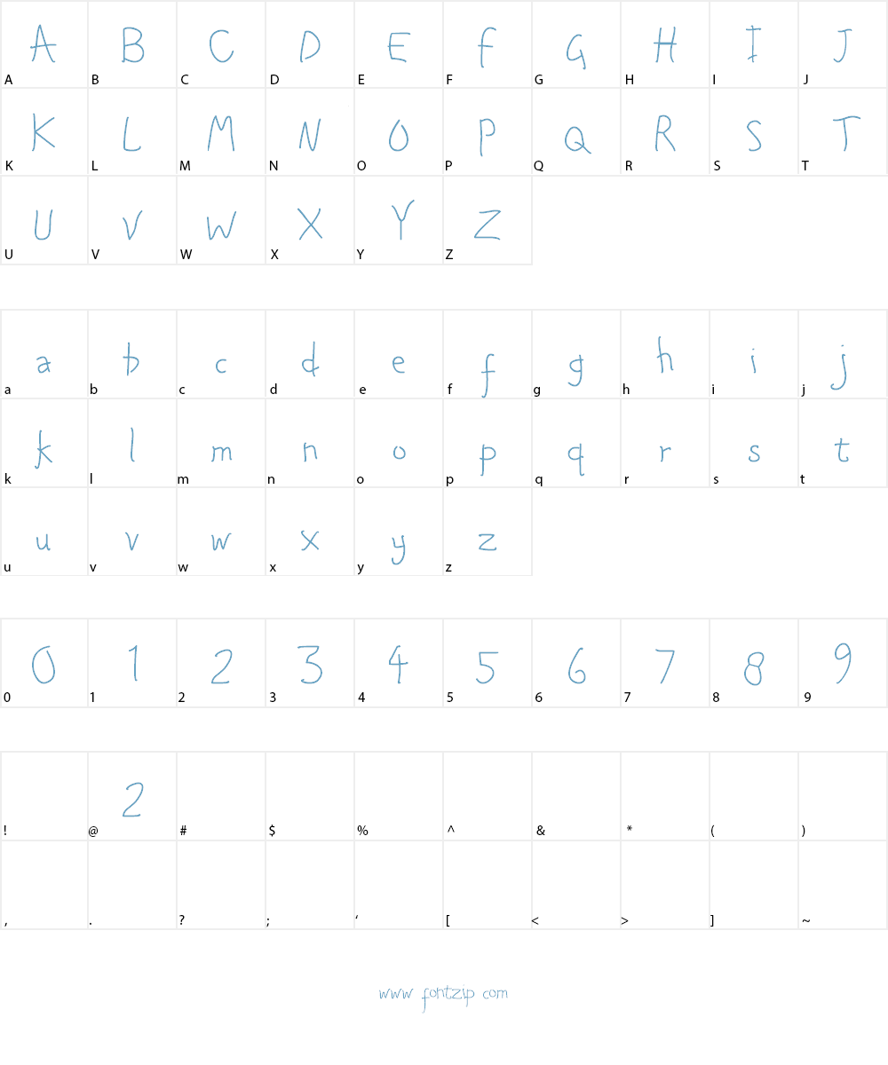 Queenity Font Character
