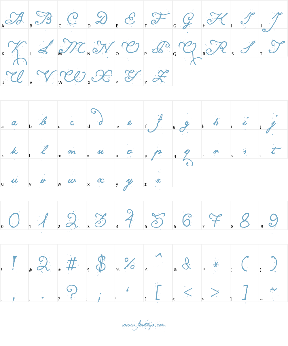 Konstytucja Polska Font Character