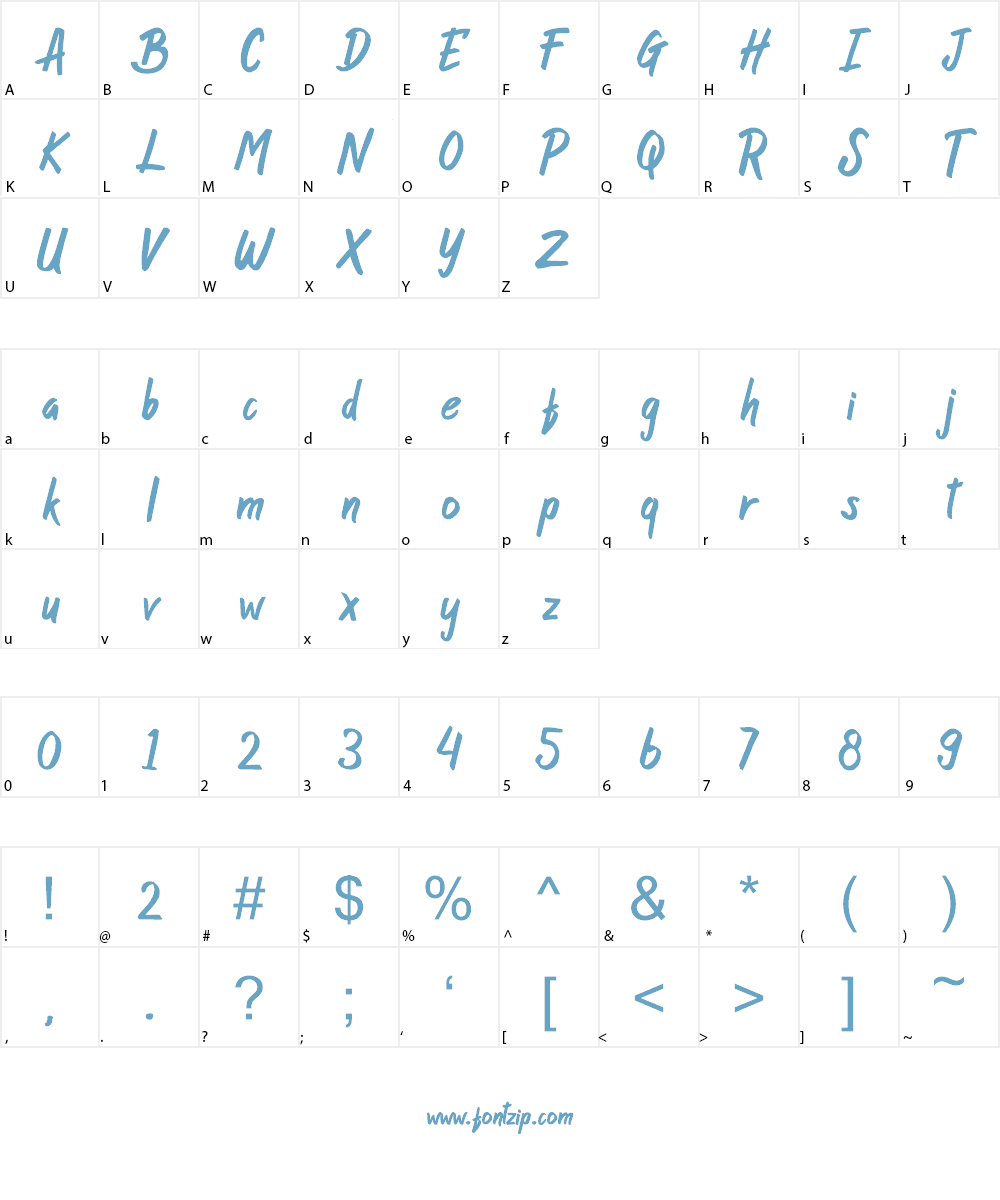 Butter Pineapple Font Character