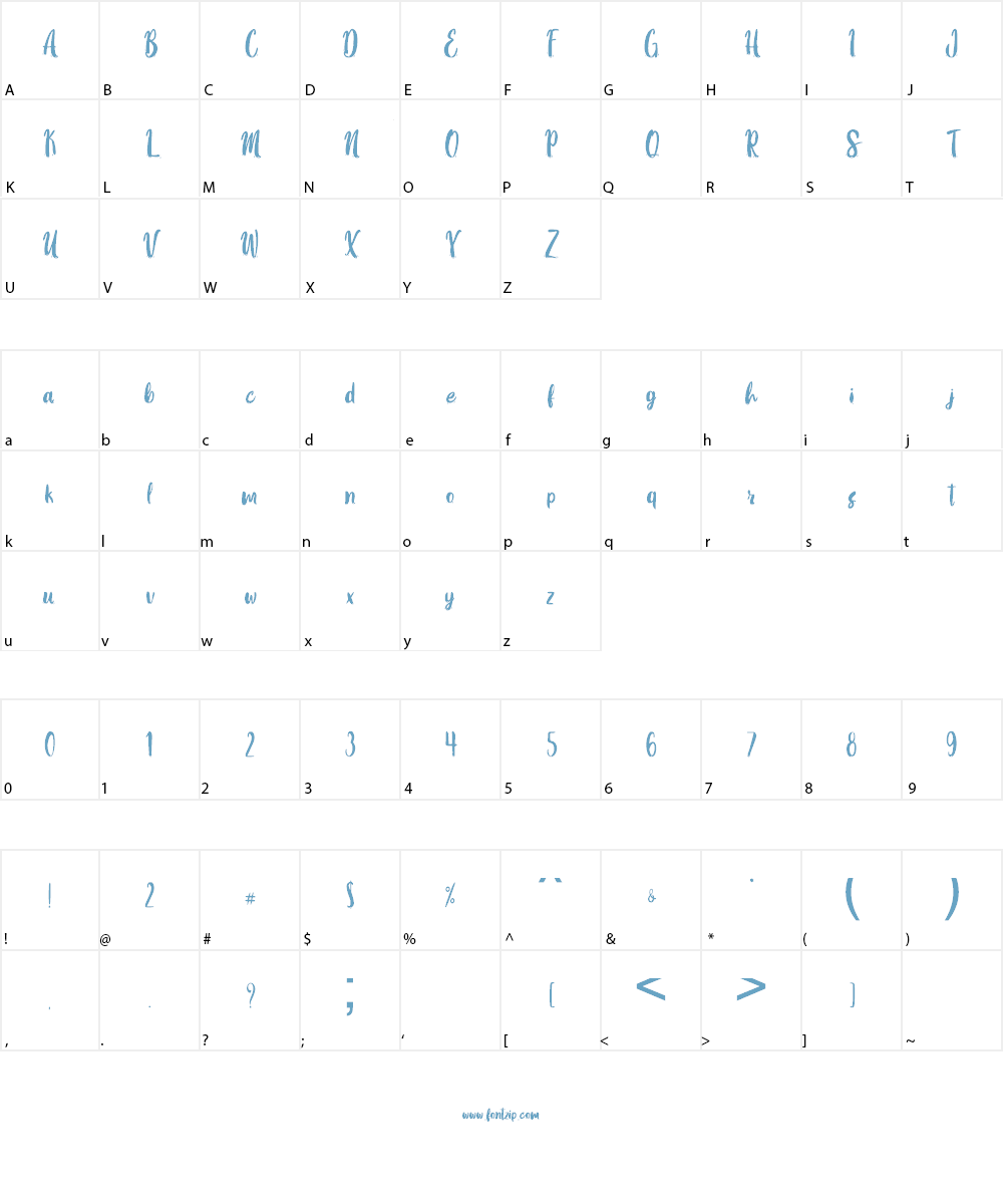 Say Mooky - Personal Use Font Character