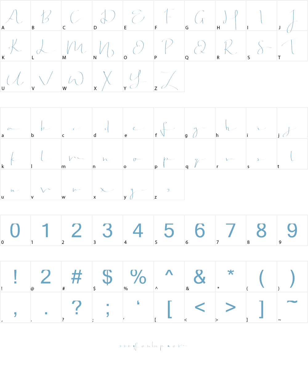 Jonatan Eve Font Character