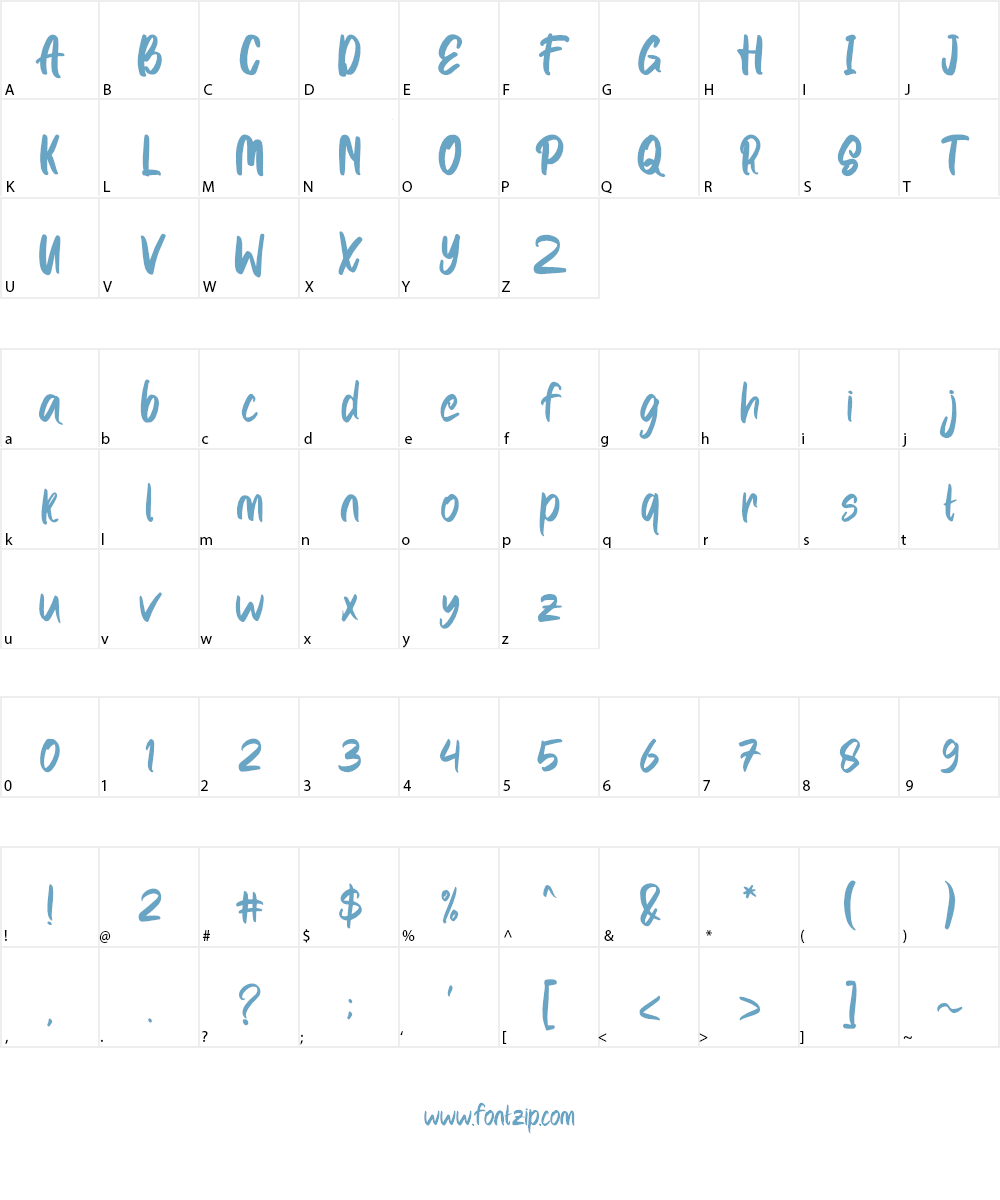 ONECHUX Font Character