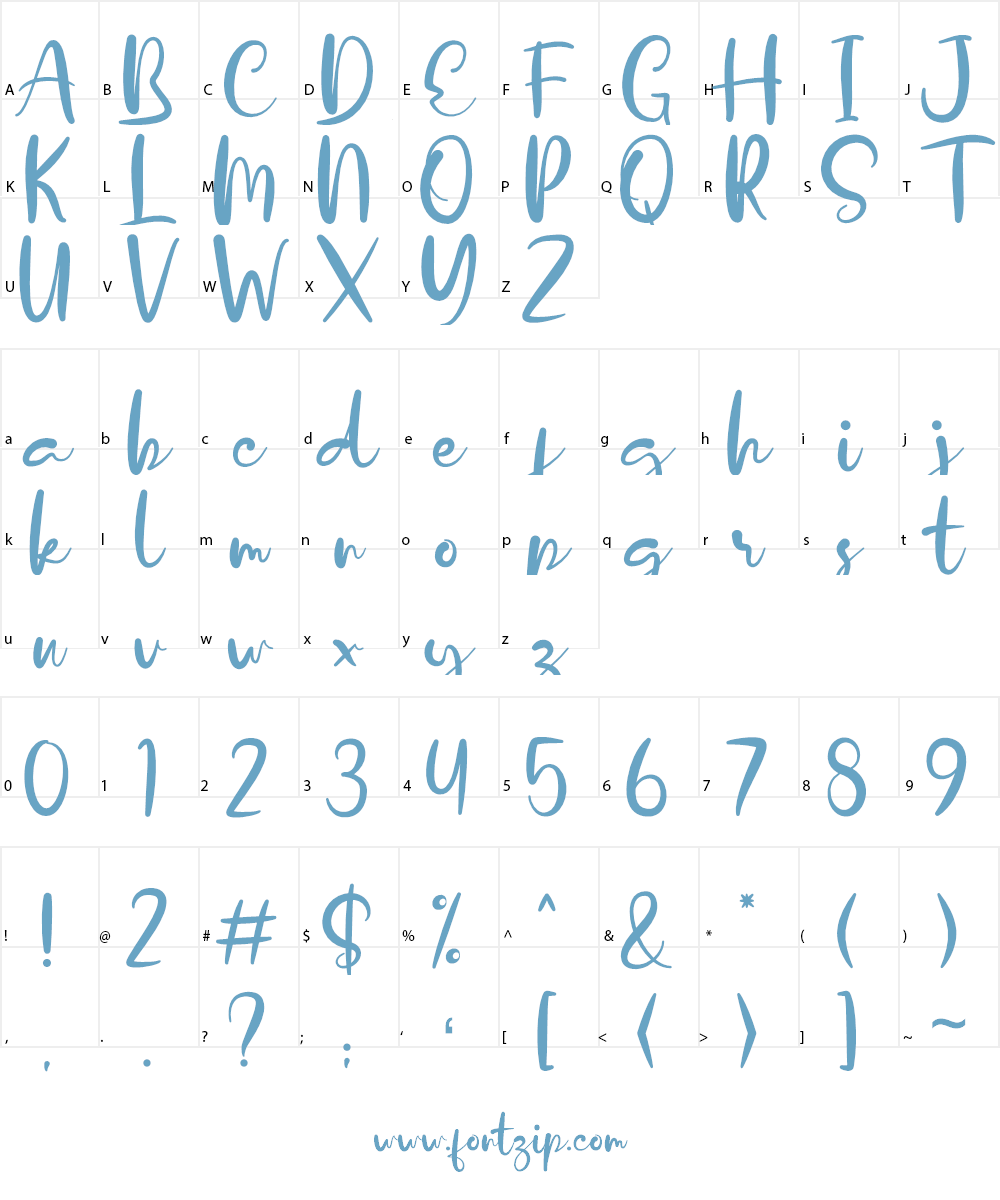 Dollie Font Character