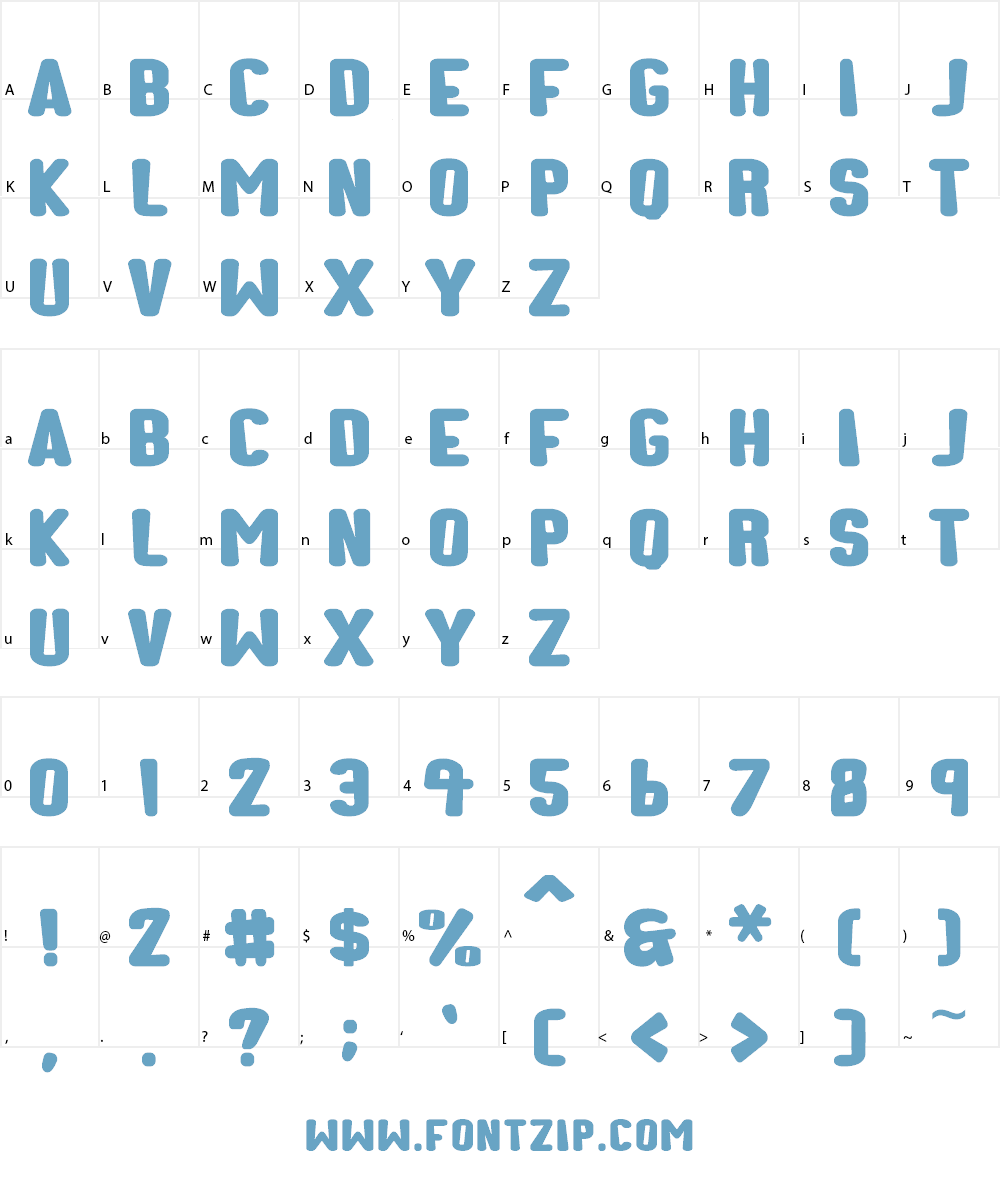 Kids Play Font Character