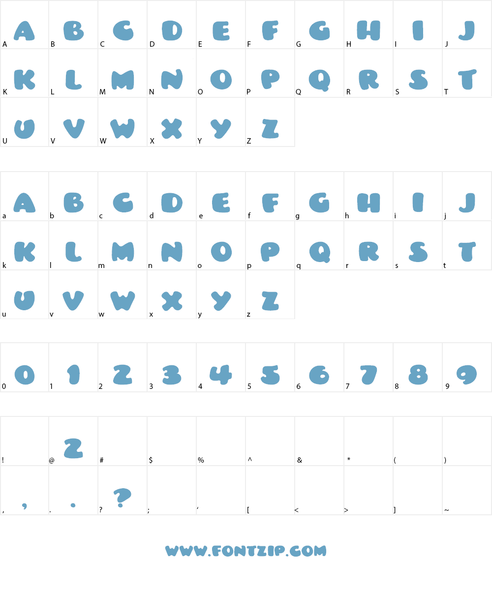 Toyster Font Character