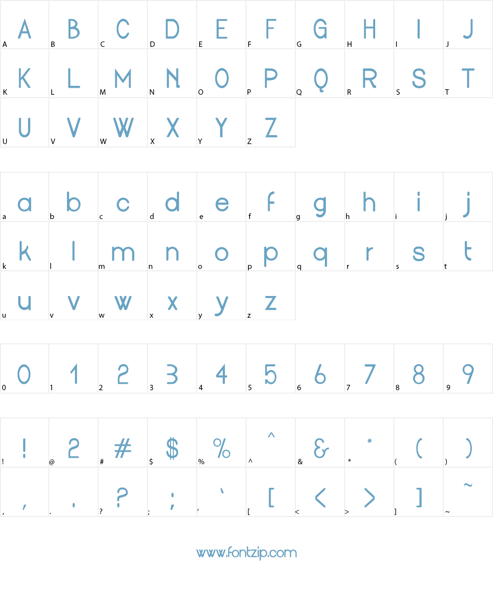 Nise Font Character