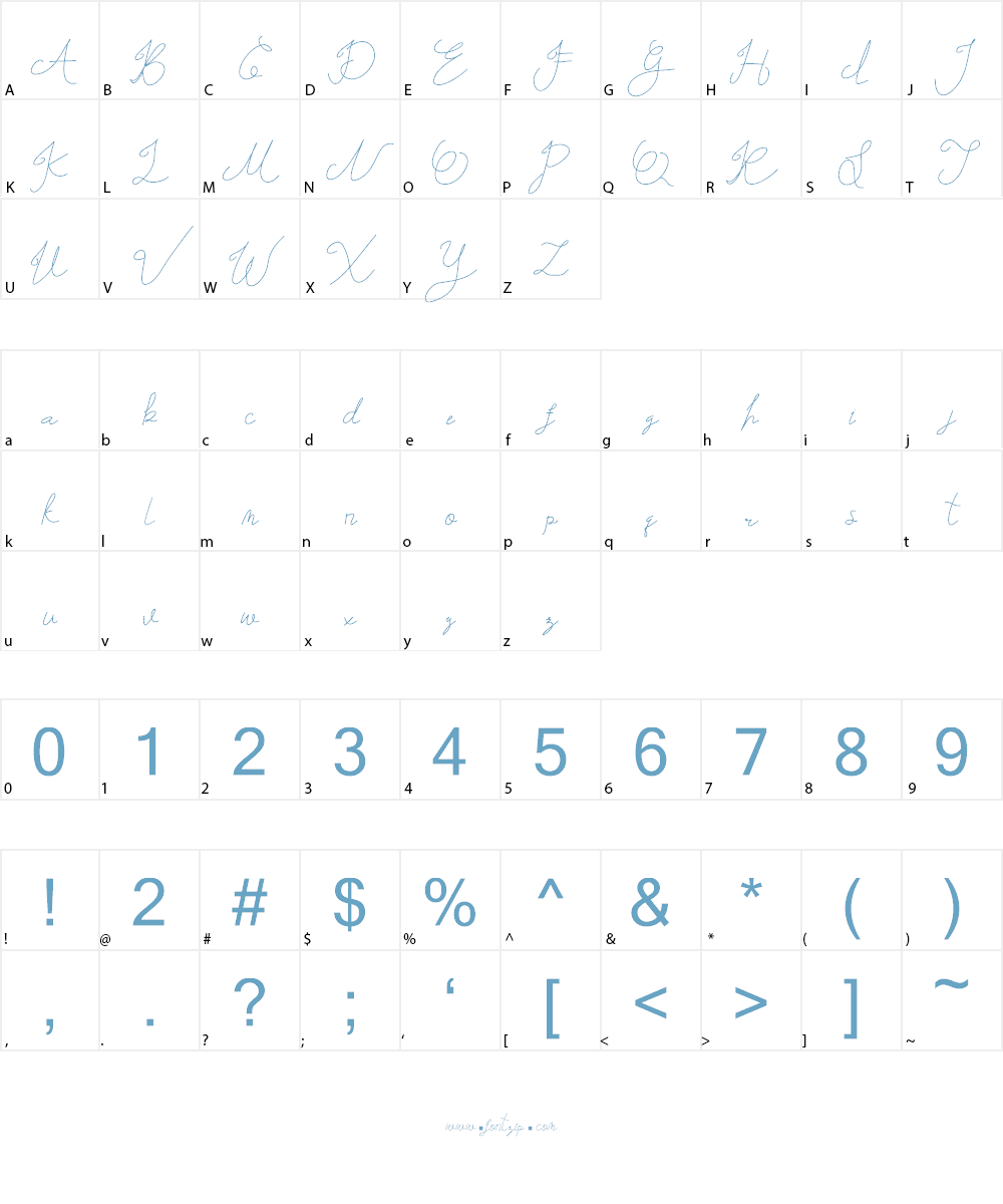 Sheira Font Character