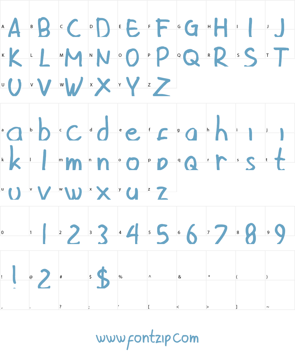 Tekerayak Font Character