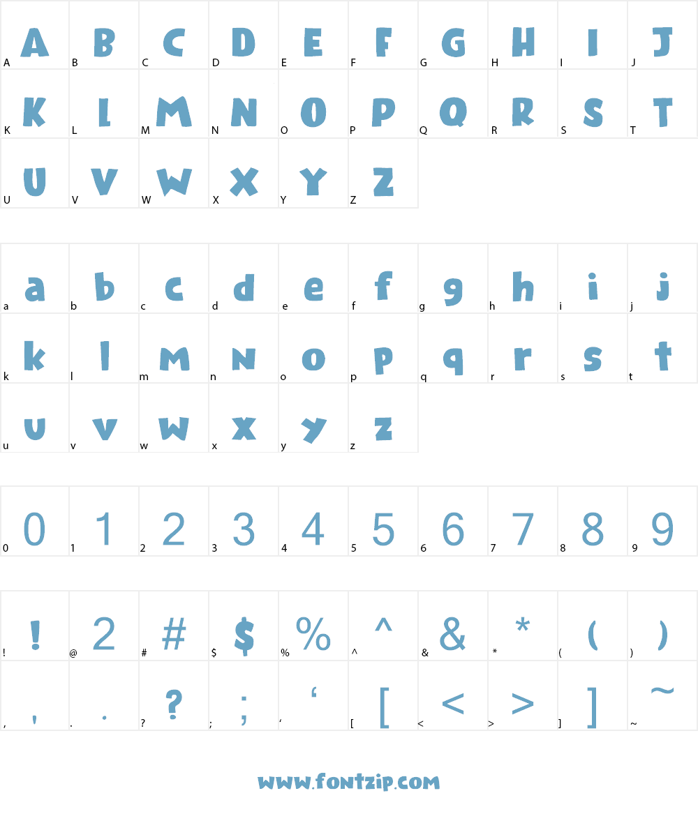 Kandij DEMO Font Character