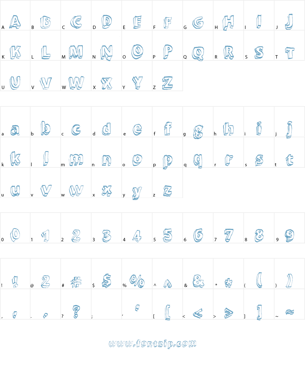 Brewski Font Character