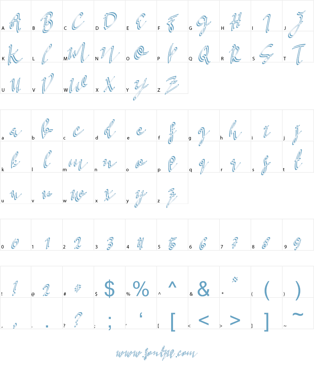 Fujitsu Font Character