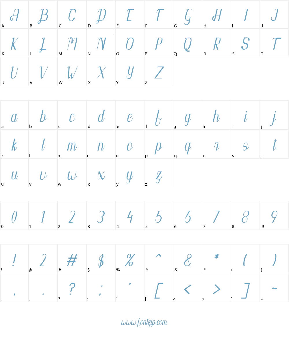 Kupika Font Character