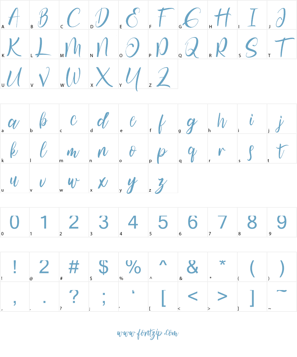Watters Font Character