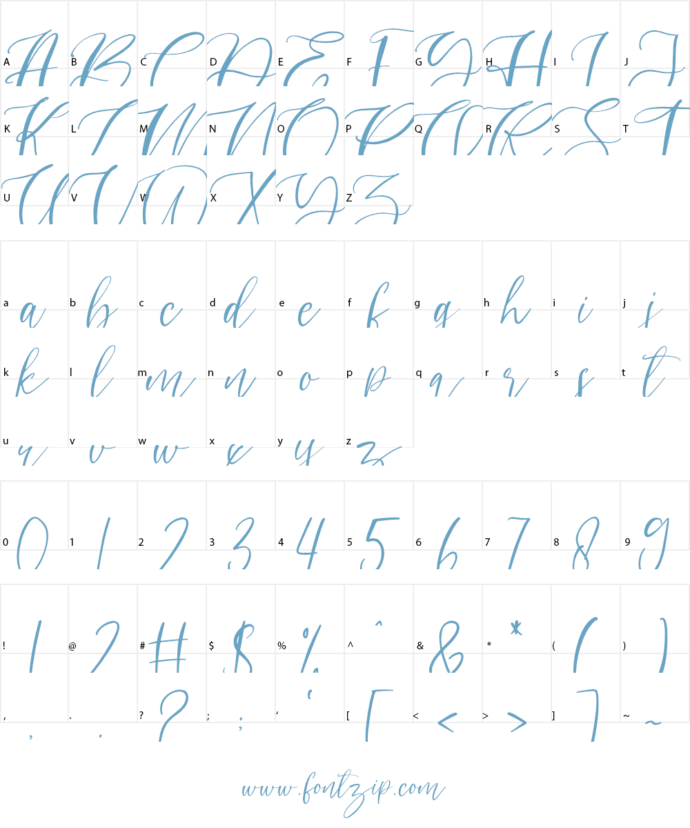 angelina Font Character