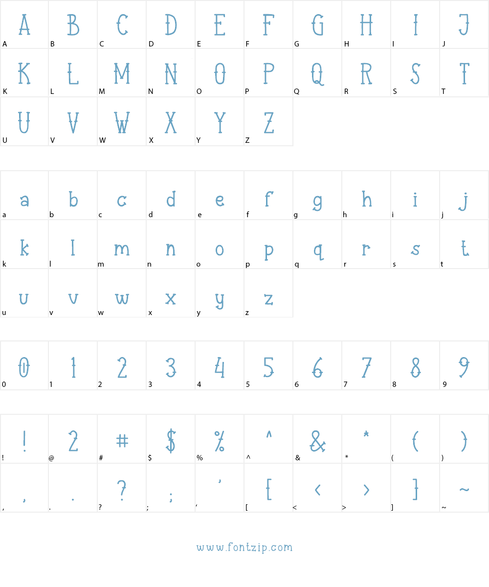 Aye Matey Font Character