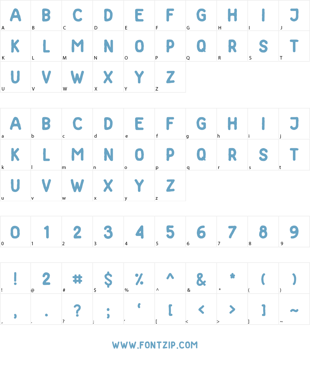 Biggi Ol Font Character