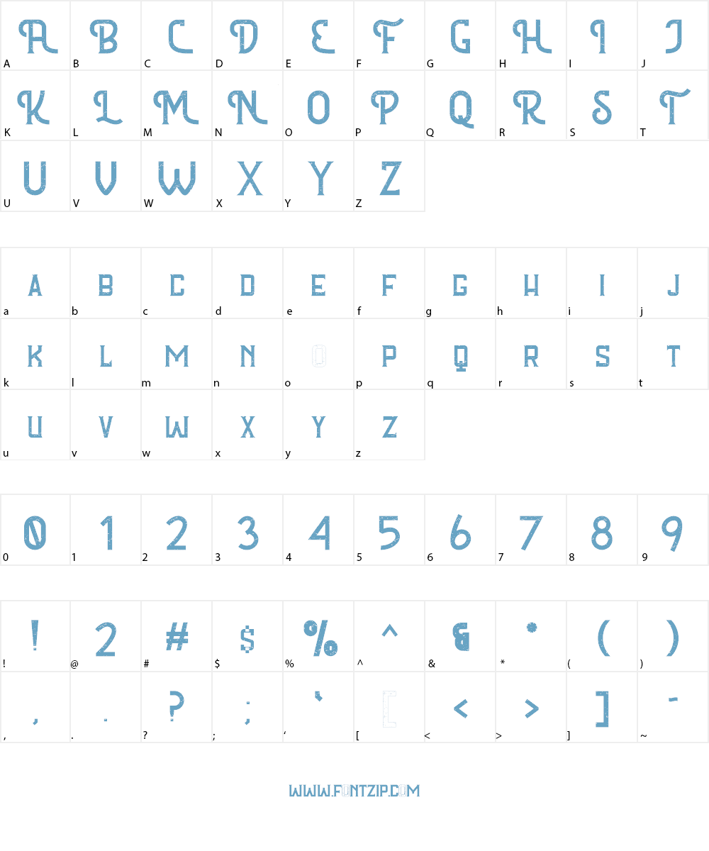 Fortunate Font Character