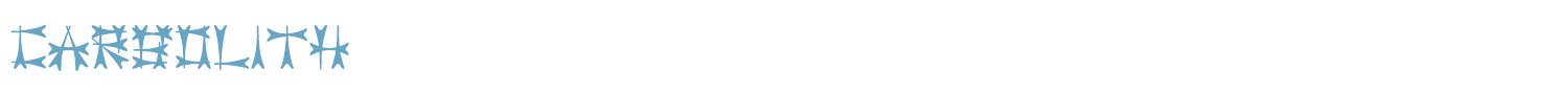 sample Carbolith font