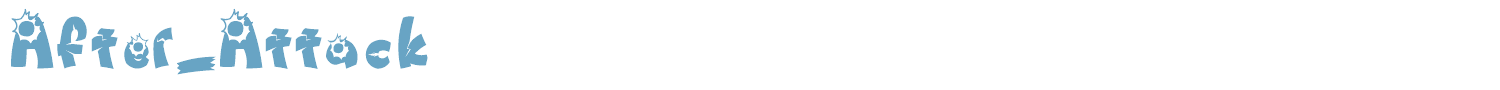 sample After_Attack font