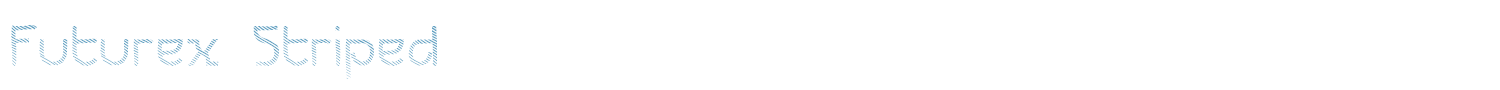 sample Futurex Striped font